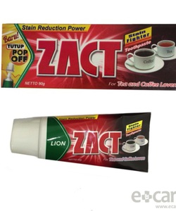 ZACT LION kem đánh răng đặc biệt cho người hút thuốc uống trà cà phê. Giá 55.000/tuý 90g. Bán Sỉ lẻ Ship hàng
