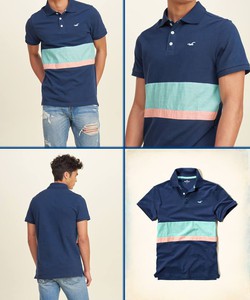 Áo thun có cổ Polo T shirt Hollister Abercrombie authentic hàng Mỹ chính hãng có sẵn totbenre full tem tag nhe