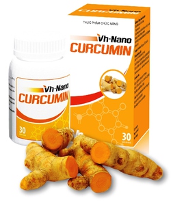 VH nano curcumin hỗ trợ điều trị viêm loét dạ dày, ung thư, làm đẹp