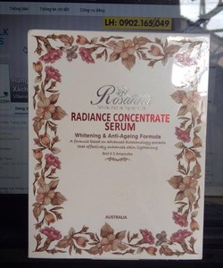 Serum tinh chất nhau thai cừu làm trắng, trị nám da Rosanna Úc