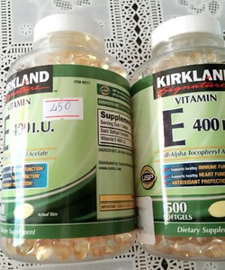 Vitamin E 400 IU 500 viên Kirkland của Mỹ