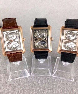 Đồng hồ Piaget P90 con rồng dây da vỏ vàng mặt trắng cực độc