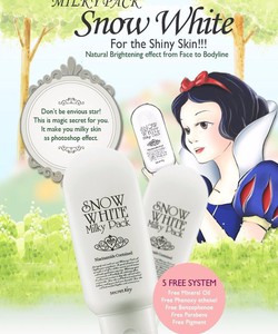 Kem Snow White tắm trắng cho mặt và toàn thân Milky Pack