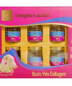 Nước yến Collagen Yến Sào Song Yến hộp 6 lọ x 70ml