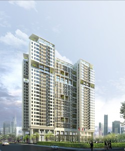 Cho thuê căn hộ Golden West: 82m2, có nội thất giá 7.5 triệu/tháng