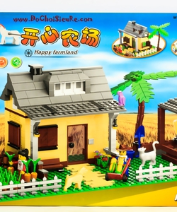 Lego Nhà Vườn Trồng Carrot 412 Miếng