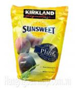 Quả Mận Sấy Khô Sun Sweet Plums Kirkland 1.59kg Của Mỹ