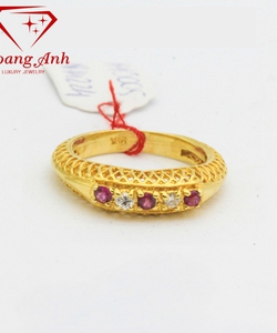 Nhẫn Nữ 14K gắn kim cương mã H10005