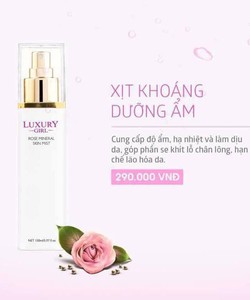 Xịt khoáng dưỡng ẩm luxury girl