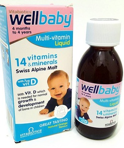 Vitamin tổng hợp cho bé Wellbaby xách tay Anh