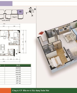 Bán căn góc đông bắc đông nam 86m2, chung cư CT2E Mễ trì sắp giao nhà