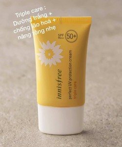 Kem chống nắng Innisfree perfect UV protection cream triple care SPF 50 PA ,giá 270k