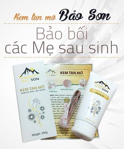 Kem tan mỡ Bảo Sơn bảo bối không thể thiếu của mẹ sau sinh FREE SHIP toàn quốc