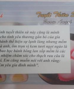 Bánh tuyết Thiên sứ giá sỉ 55k, giá lẻ 70k