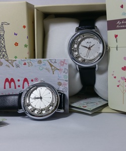 Đồng hồ nữ handmade 3d Mini World Watch Torso Korea MN 2055 Black