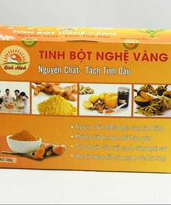 Tinh Bột Nghệ Vàng Nguyên Chất Tách Tinh Dầu