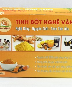 Tinh Bột Nghệ Vàng Nghệ Rừng nguyên chất tách tinh dầu