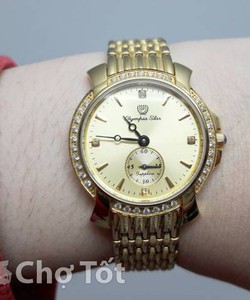 Đồng hồ Olympia Star nữ mạ vàng máy Swiss