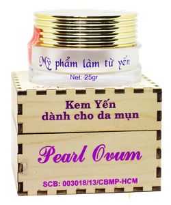 Kem Yến Sào Đặc Trị Mụn Pearl Ovum