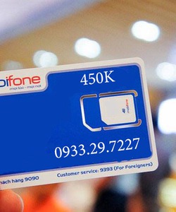 Sim trả trước mobifone số lâp đuôi 7227