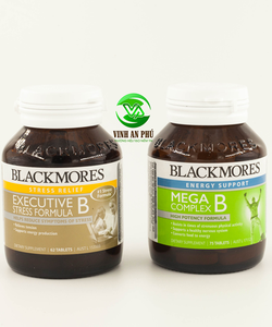 Viên uống Vitamin B Blackmores Stress Relief / Energy Support 64 viên