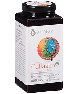 Viên uống Collagen Youtheory Type 1 2 và 3, hộp 390 viên của Mỹ