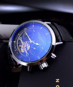 Đồng Hồ Cơ tự động patek philippe dây da cao cấp