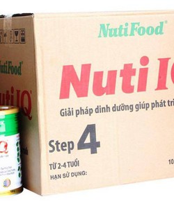 Tặng 1 ly thủy tinh khi mua 1 lon nuti iq Step 4 900g