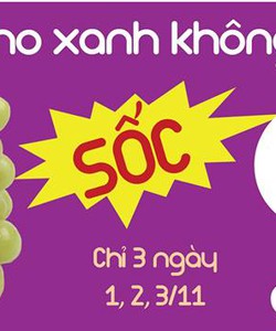 Chỉ 99.000đ 1kg nho xanh không hạt Mỹ tại Klever Fruits