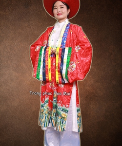Cho thuê trang phục Việt Phục Áo dài Nhật Bình triều Nguyễn