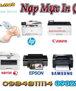 Nạp mực máy in tận nơi quận 1 uy tín, giá rẻ