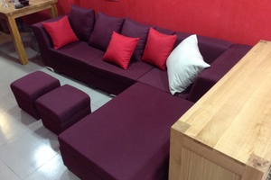 Sofa góc chữ L hiện đại thanh lịch