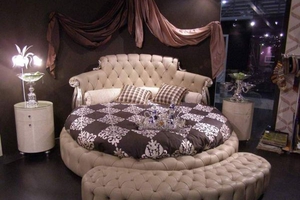Giường tròn mua ở đâu giá rẻ | Giường ngủ hình tròn sành điệu kích thước 2.1m