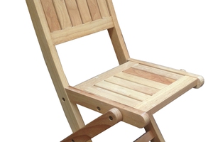 Ghế gỗ nhỏ cao su 
