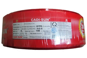 Dây điện Cadisun VCTFK 2x2.5mm: