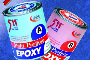 Epoxy 511, Keo dán đá granit, khoan cấy thép chờ, chống thấm bê tông