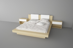 Giường ngủ giá rẻ kiểu hiện đại