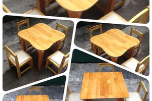 Bàn ghế gỗ tự nhiên, bàn ghế gỗ MDF