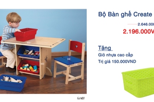 Bộ bàn 2 ghế Create Play