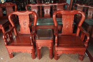 Bộ bàn ghế Quốc Triện gỗ Hương
