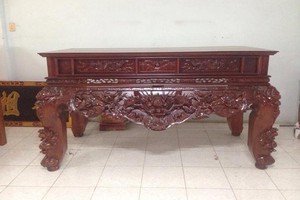 Thờ gia tiên – sập thờ tứ linh