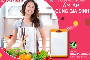 Thớt nhựa kháng khuẩn Homeselect - CX0002-7563