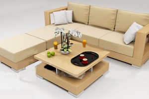 bàn ghế sofa gỗ phòng khách - SOFA GỖ CAO CẤP 