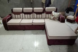 Xưởng sản xuất sofa vải tphcm | sofa gỗ góc l đẹp, giá rẻ