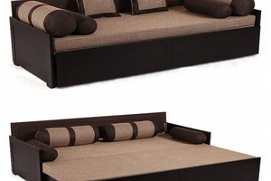 Sofa giường thông minh, sofa giường kéo bằng gỗ giá rẻ