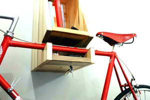 Anawood.vn - Kệ gỗ treo xe đạp và phụ kiện FS005-11