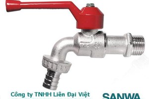 Vòi đầu dài Sanwa CKT15 và 20 lắp cho máy giặt