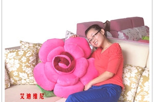 Gối sofa hoa hồng 60cm