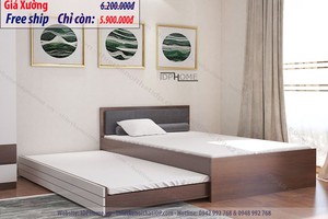 Mẫu giường 2 tầng thông minh GD6804 của IDP Home 