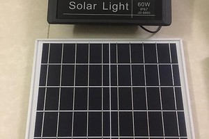 Đèn LED SOLAR 40W (Đã bao gồm tắm pin)
